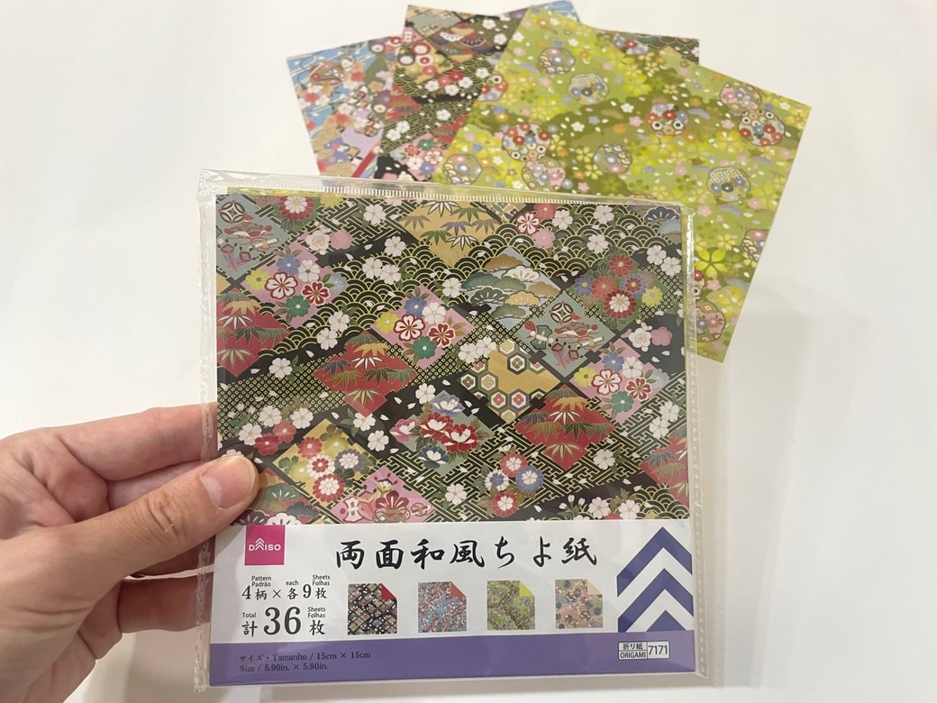 おすすめは和柄デザインの折り紙