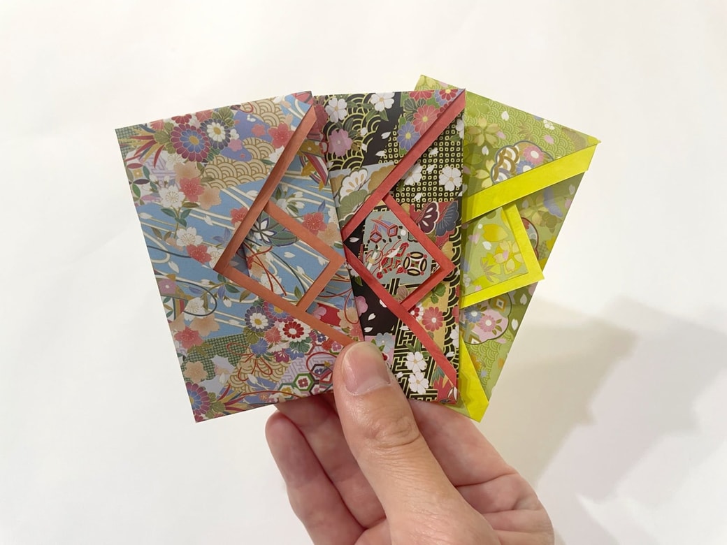 おしゃれなポチ袋が簡単に作れる