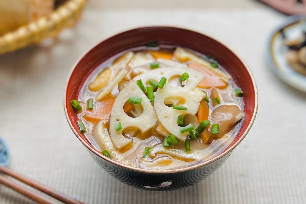 れんこんのみそ汁