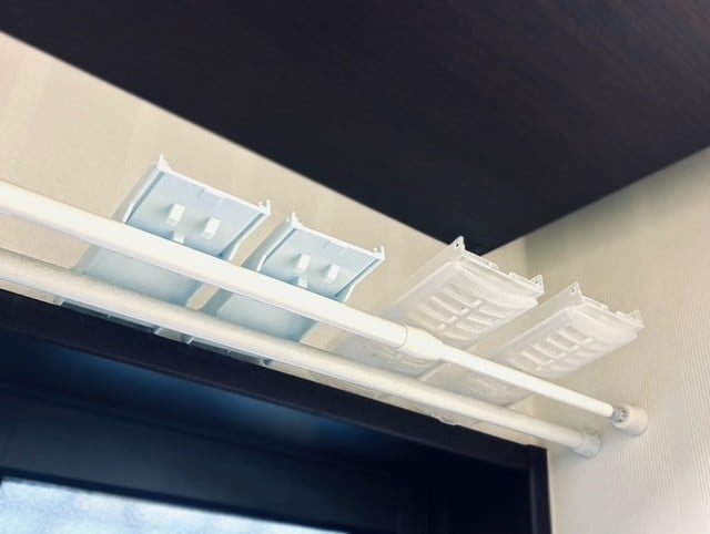 突っ張り棒　脱衣所