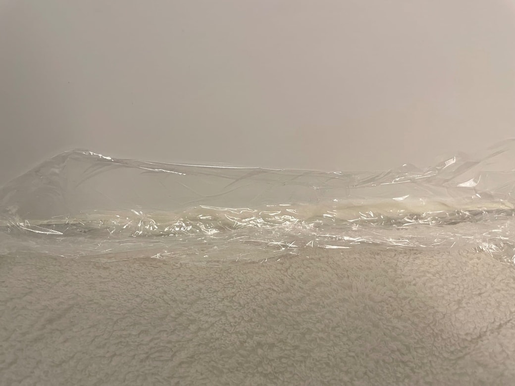 ラップで覆って放置する