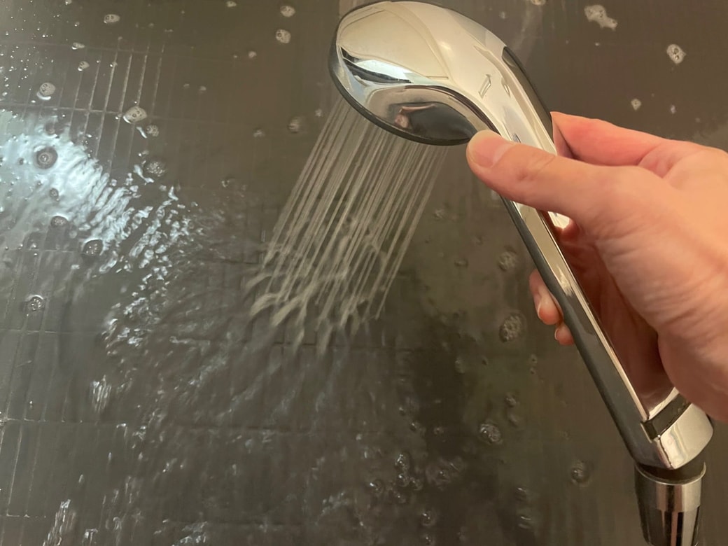 しっかり洗い流す