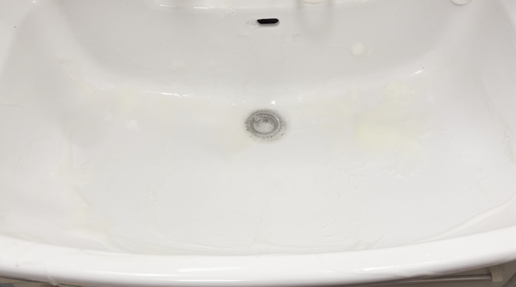 洗剤を塗布したまま2〜3分置く