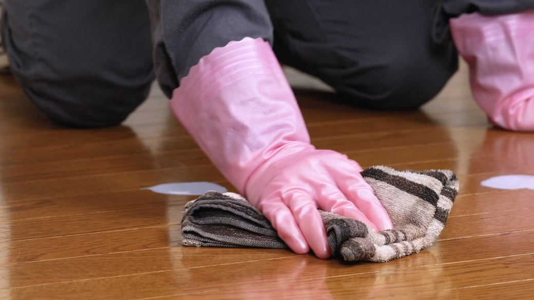 原因③ワックスの塗布に使った布