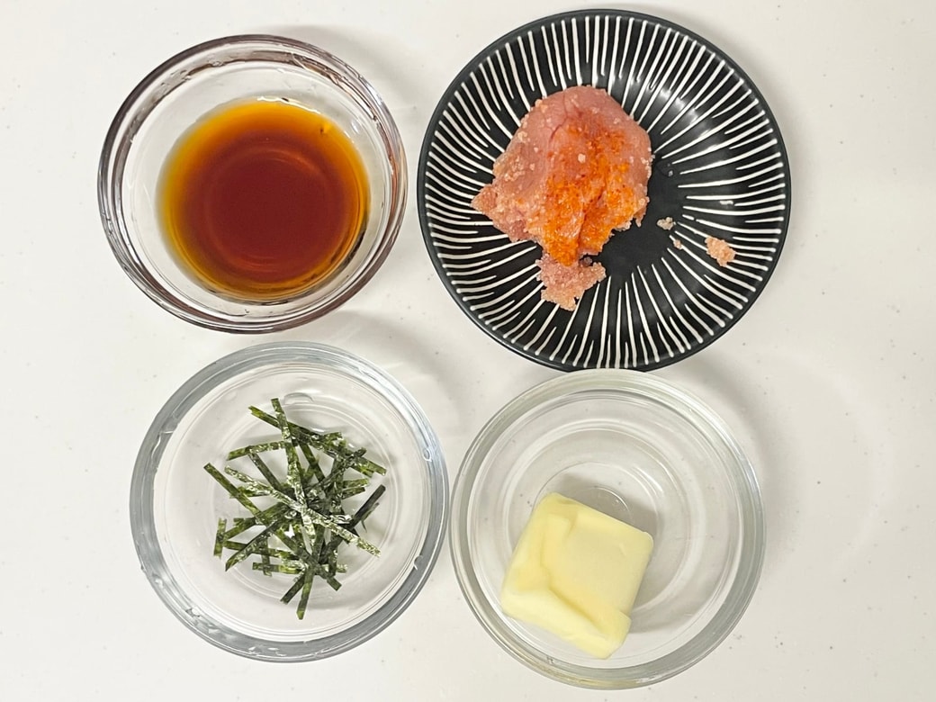 明太バターご飯