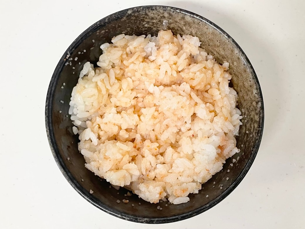 明太めんつゆバターご飯