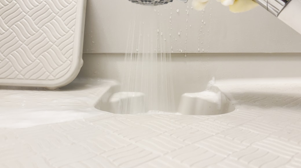 しっかり洗い流す