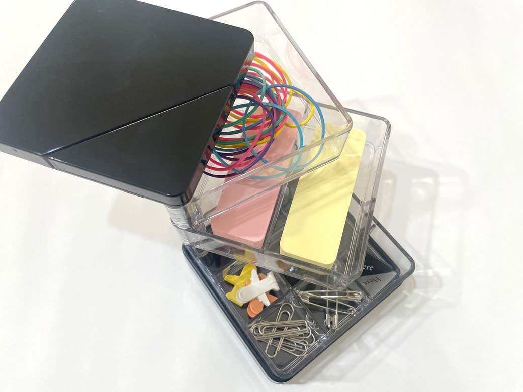デスクまわりの小物の整理に