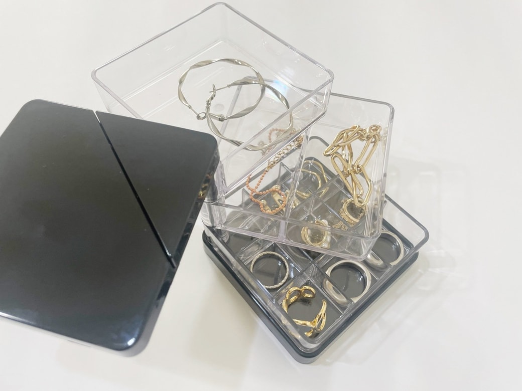 アクセサリーをスッキリ収納できる