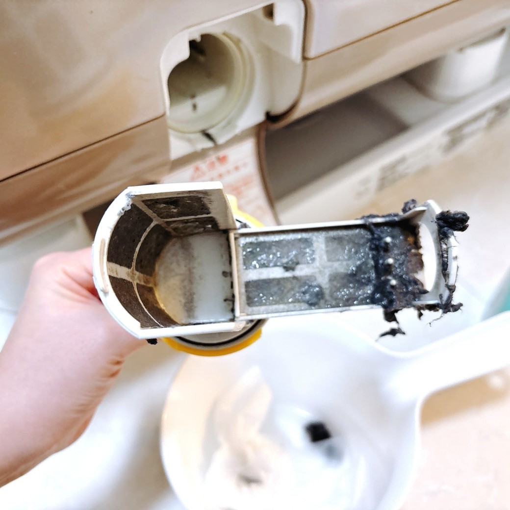 汚れがひどい異物トラップ