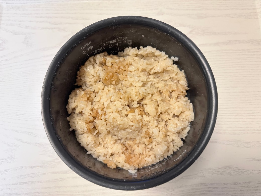 おこげもできました