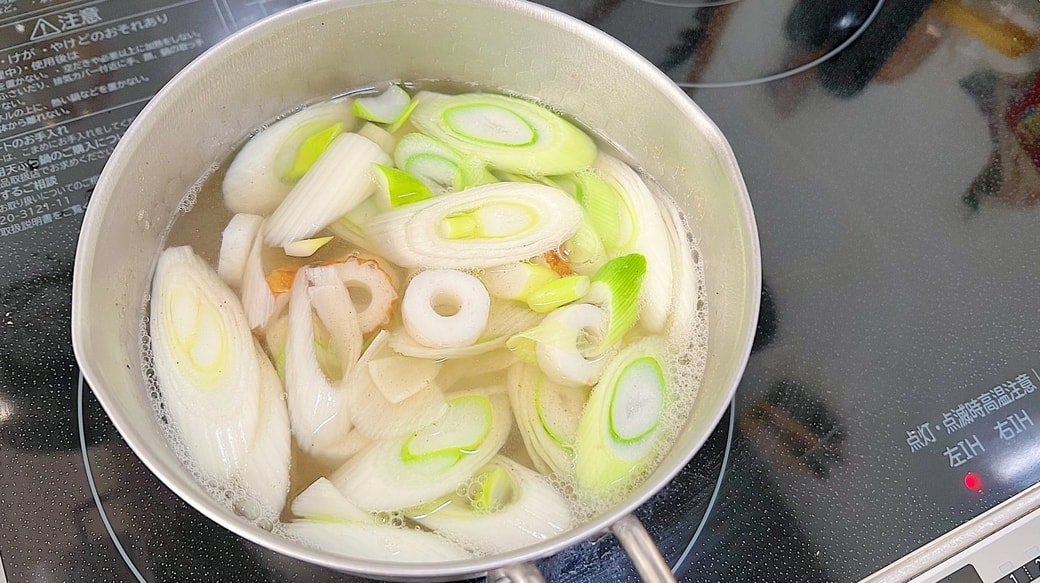 長ネギとちくわ