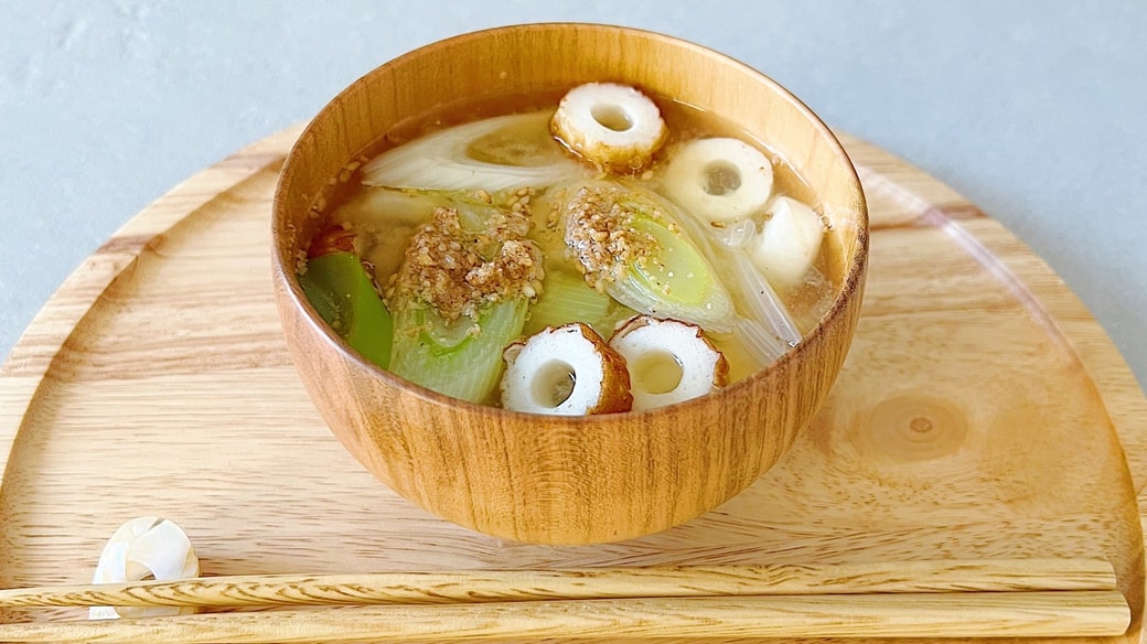 長ネギみそ汁