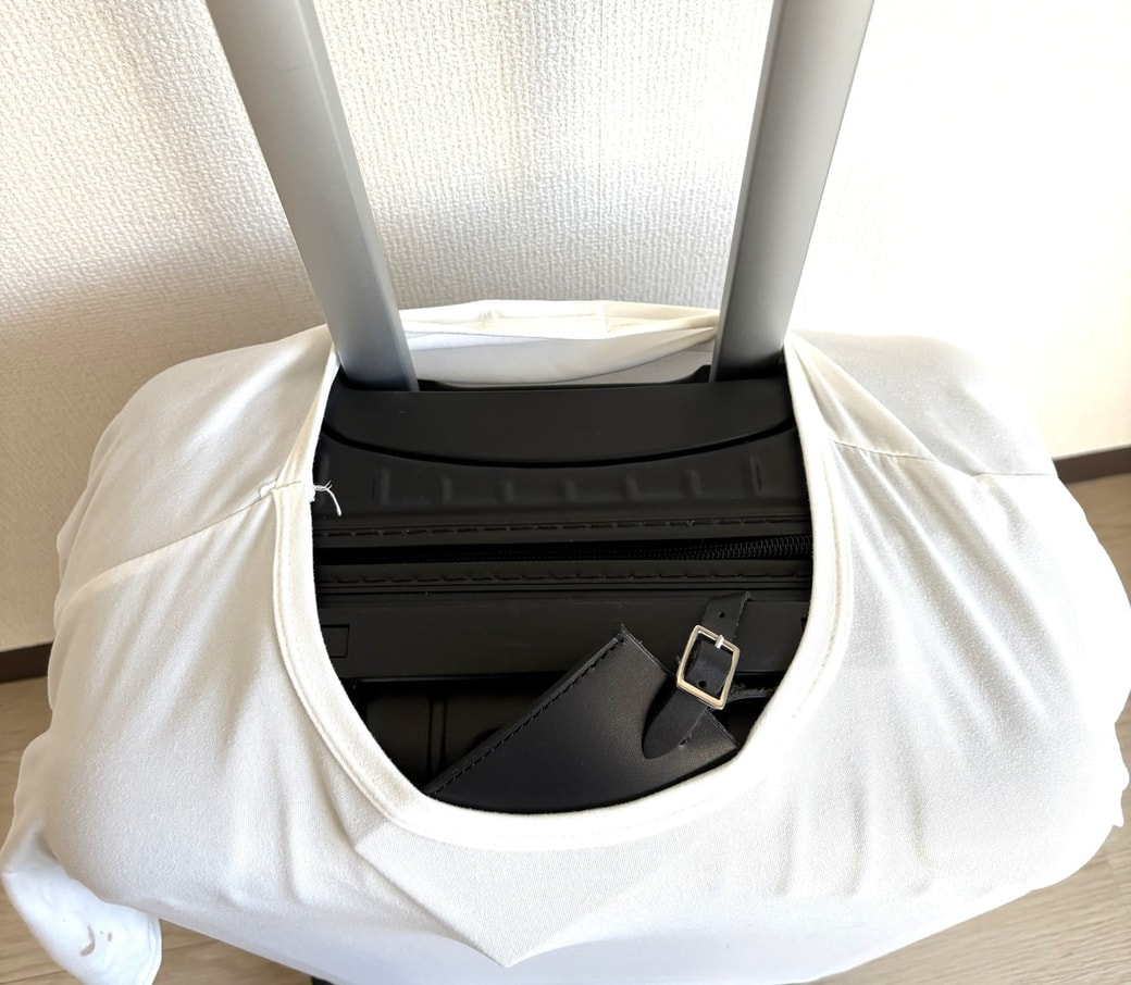 スーツケースを上から見た図