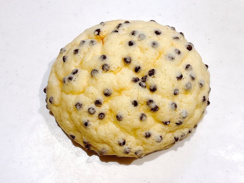 袋から取り出したメロンパン