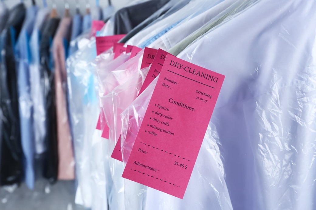 NG②ドライクリーニングをする