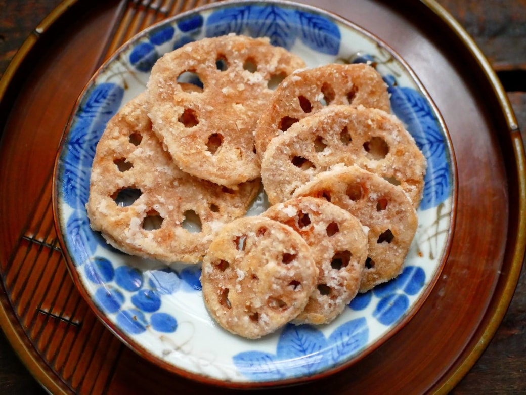 盛り付けたところ