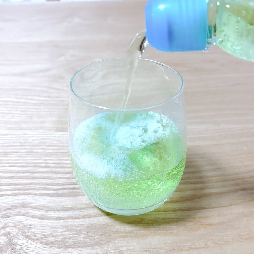 さっぱりとした青りんご味がおいしい