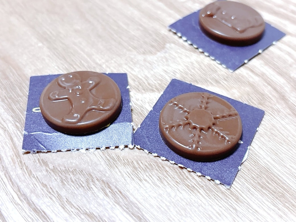 チョコカレンダーのチョコレート