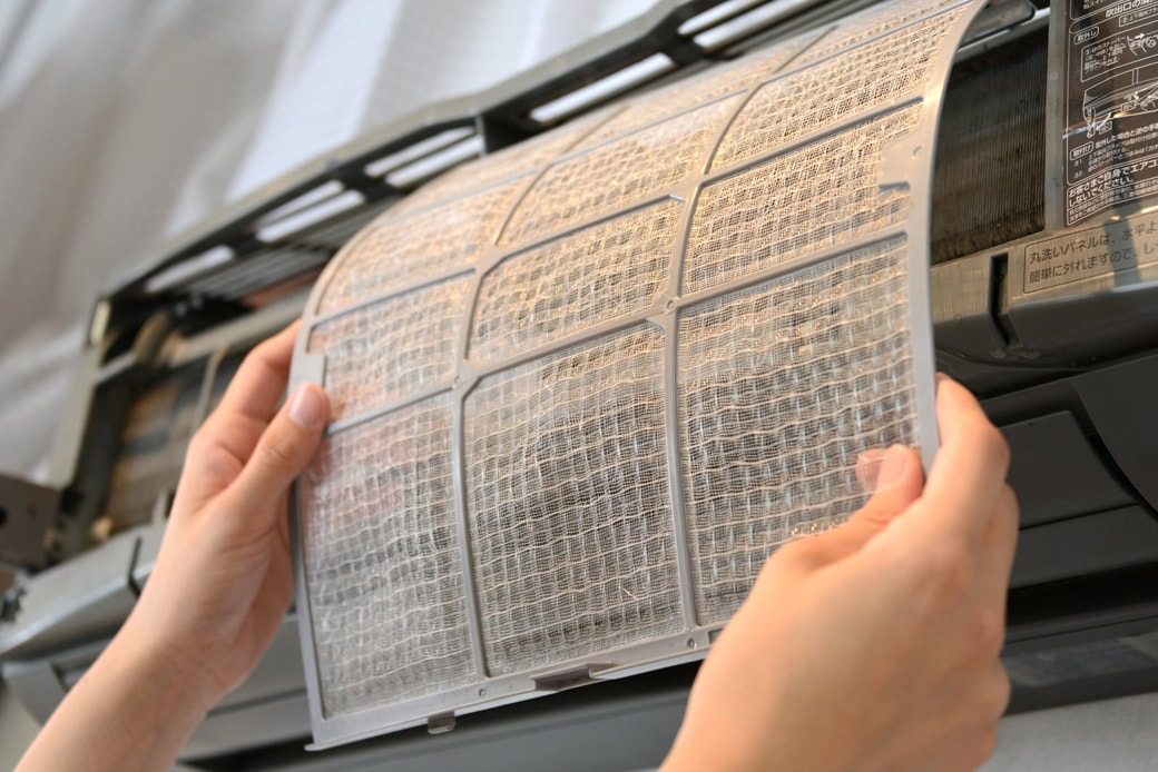 節電テク①フィルター掃除をする