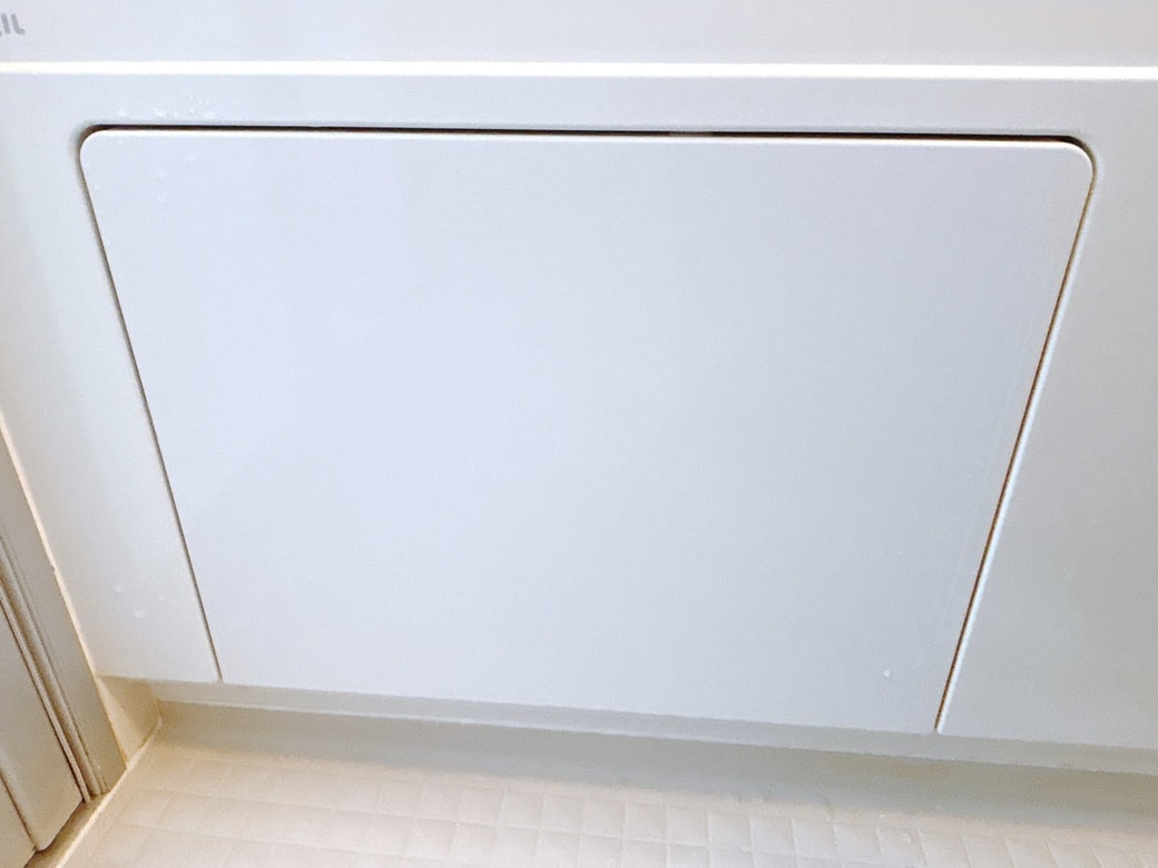 エプロンカバーを戻したら終了