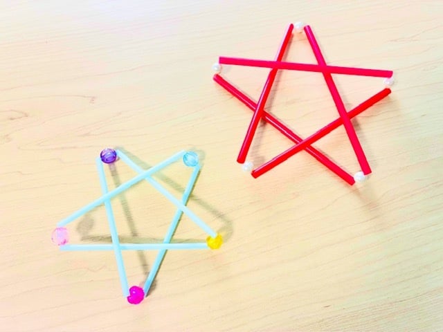 星形オーナメントの完成