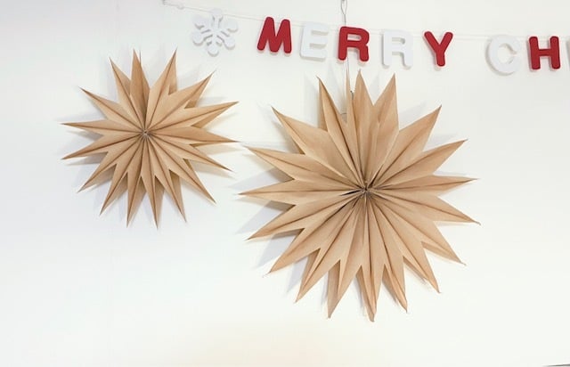 茶封筒クリスマスオーナメント