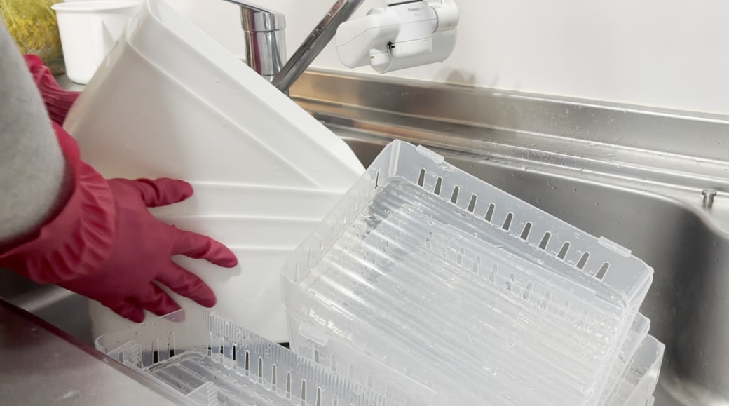 つけおきするものをまとめる