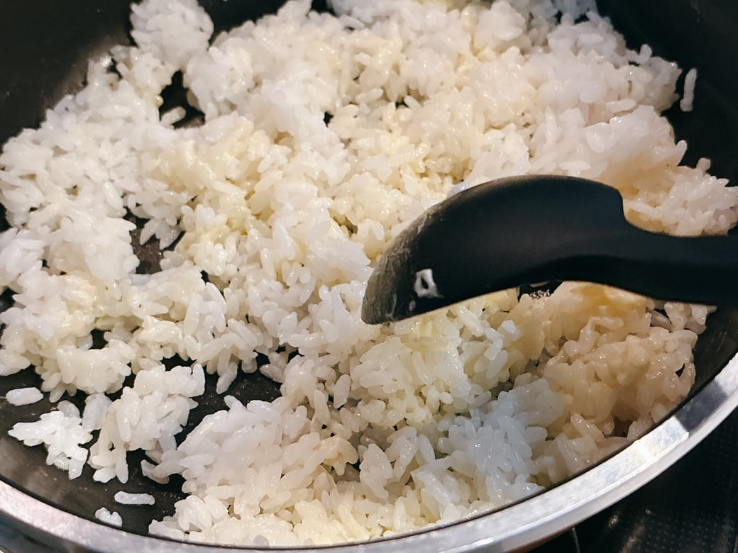 パラパラになってきたごはん