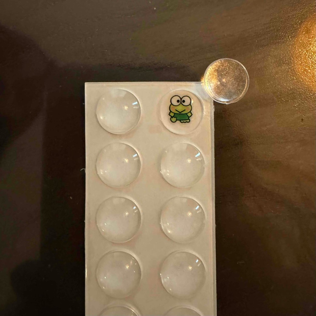 クッションシールをはがしたところ