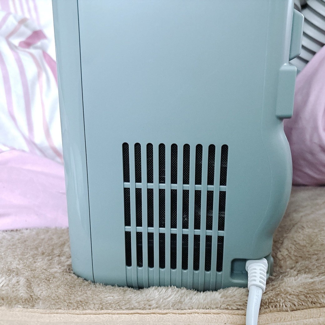 NG　布団乾燥機の吹き出し口