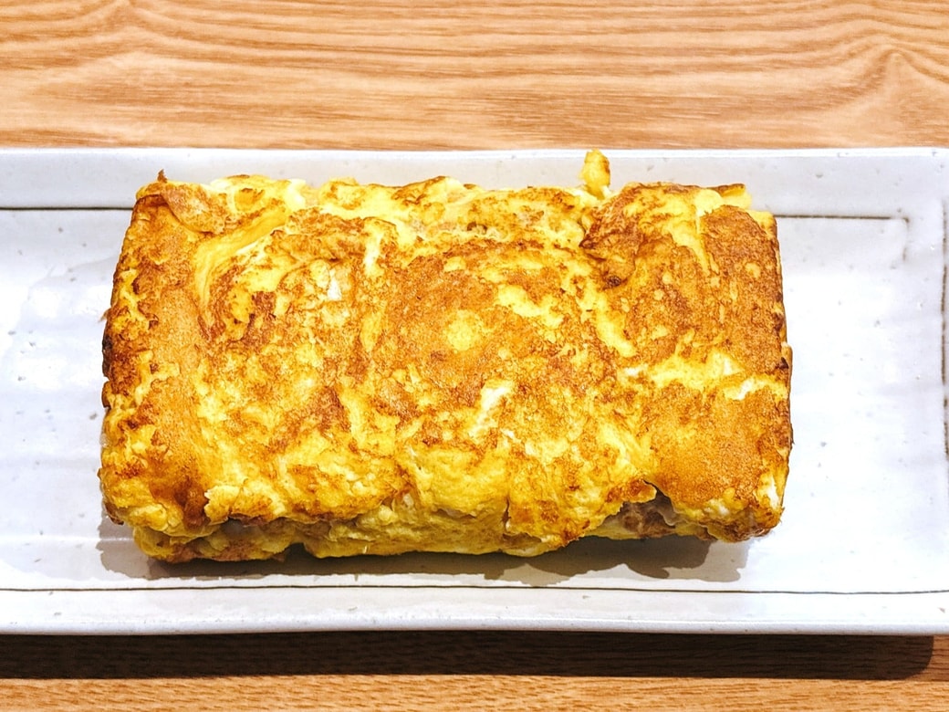 できあがっただし巻き玉子