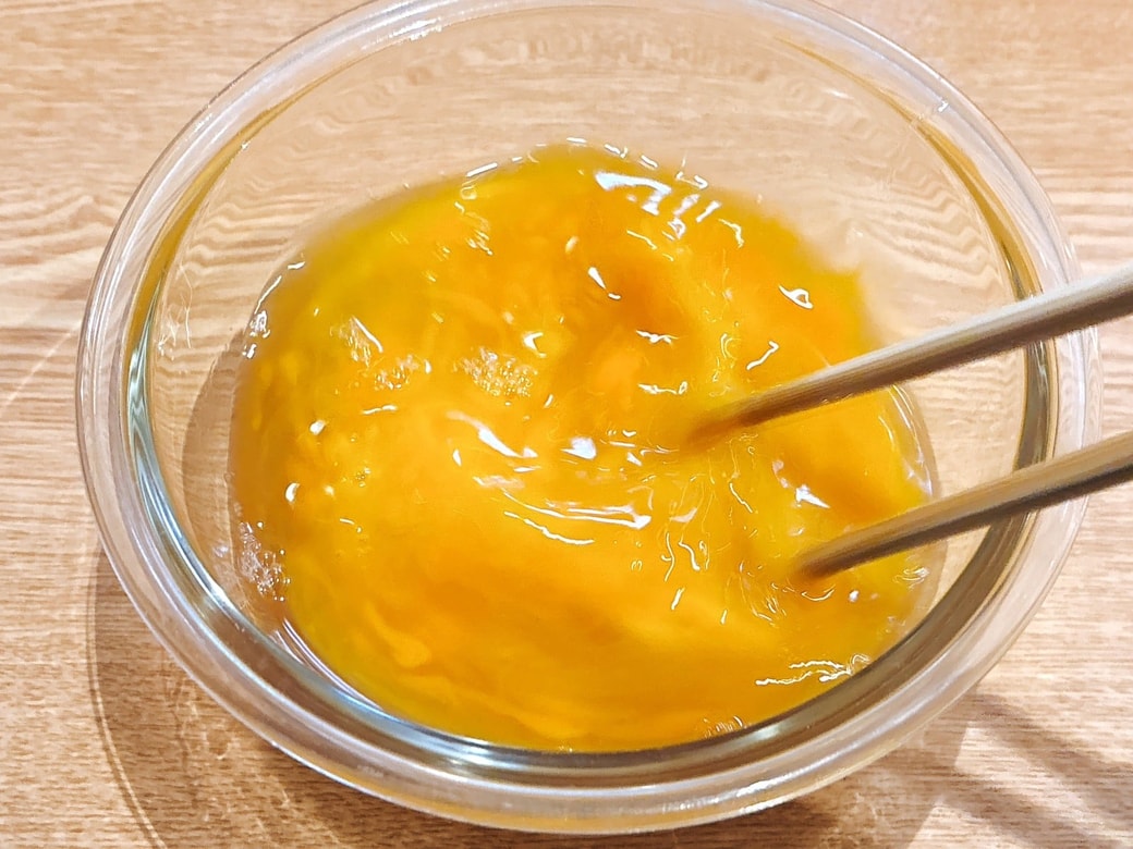 時間があれば濾すときれいに仕上がる