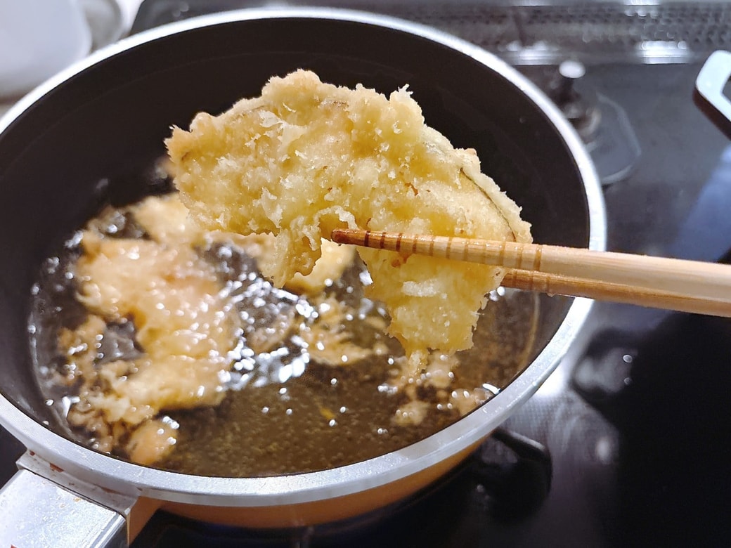 カラっと揚がった天ぷら