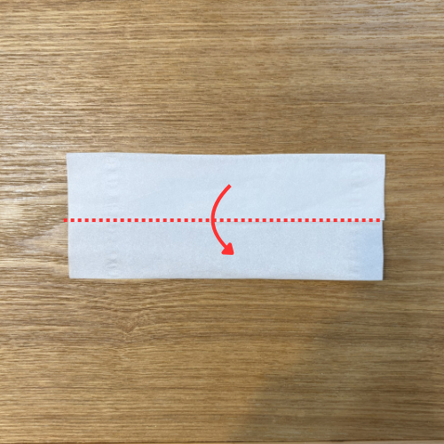 ティッシュの折り方3