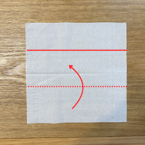 ティッシュの折り方1