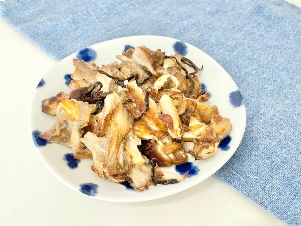 舞茸の塩昆布唐揚げ