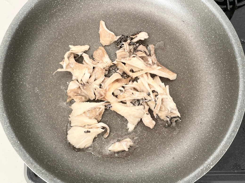 舞茸の塩昆布唐揚げ