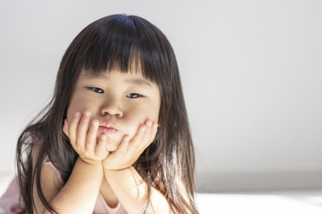 拗ねる子ども
