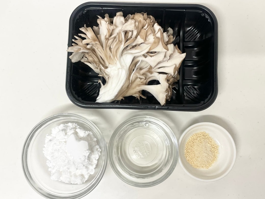 舞茸の塩唐揚げ