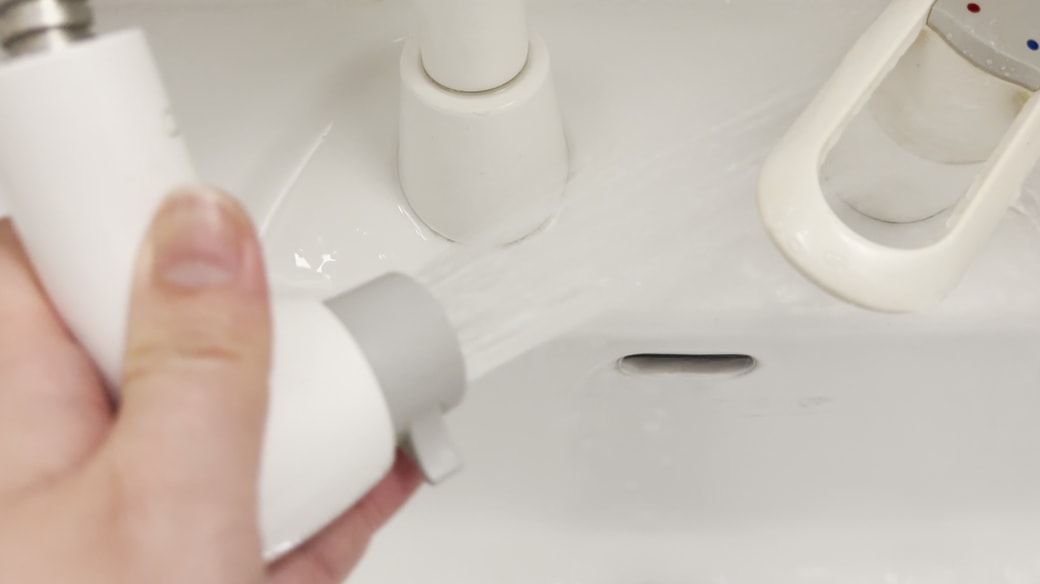 しっかり洗い流す