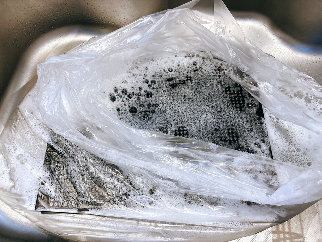 フィルターを外し、30～40分放置する