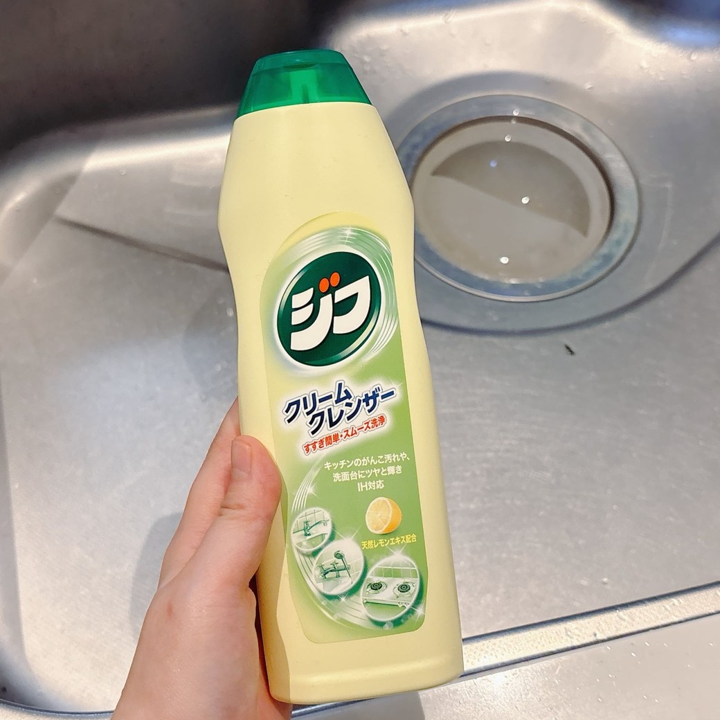 水切りカゴのお手入れに使う「ジフ」