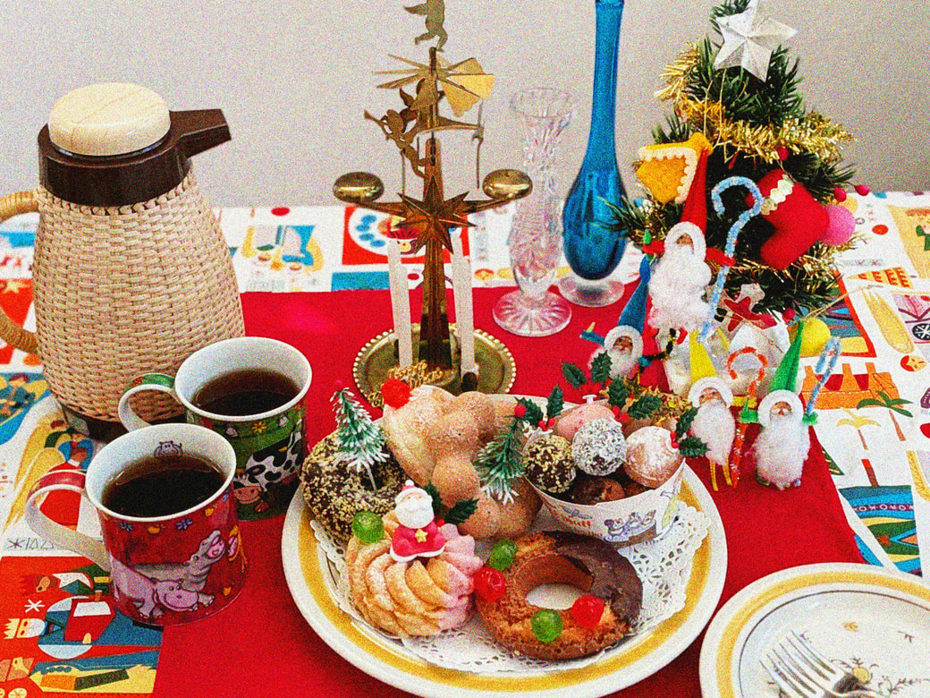 ミスタードーナツ昭和レトロクリスマス会