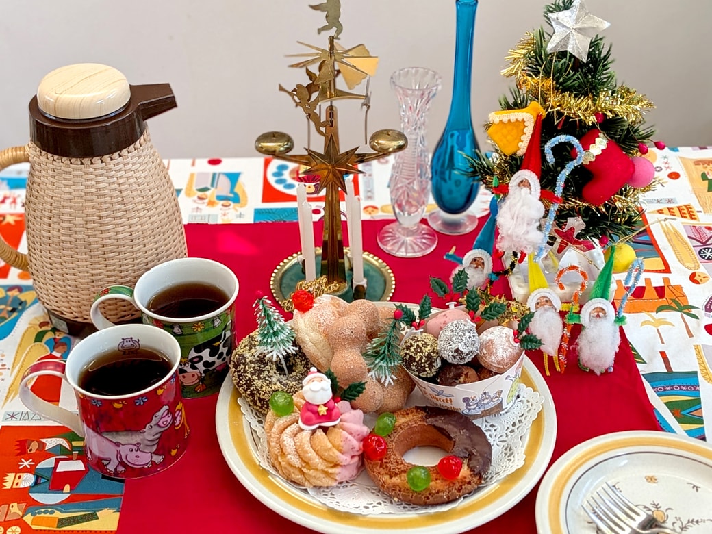 ミスタードーナツで昭和レトロなクリスマス会