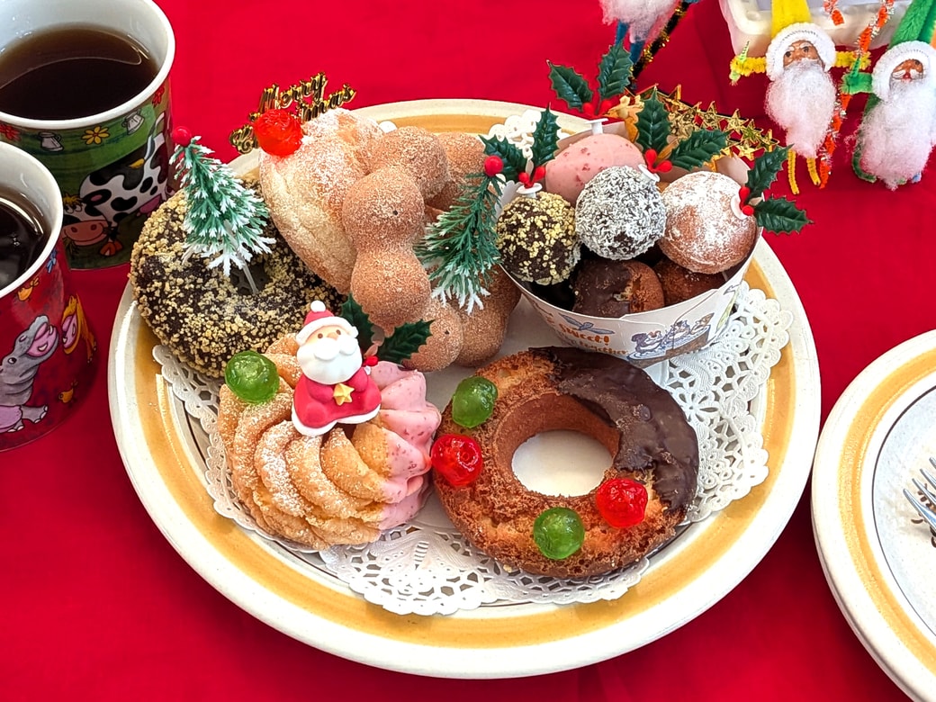 ミスタードーナツでクリスマス会