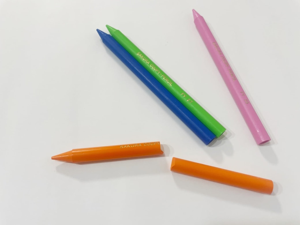 折れて短くなると使いにくいクーピー