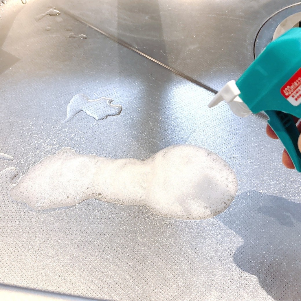 NG①塩素系洗剤を放置する