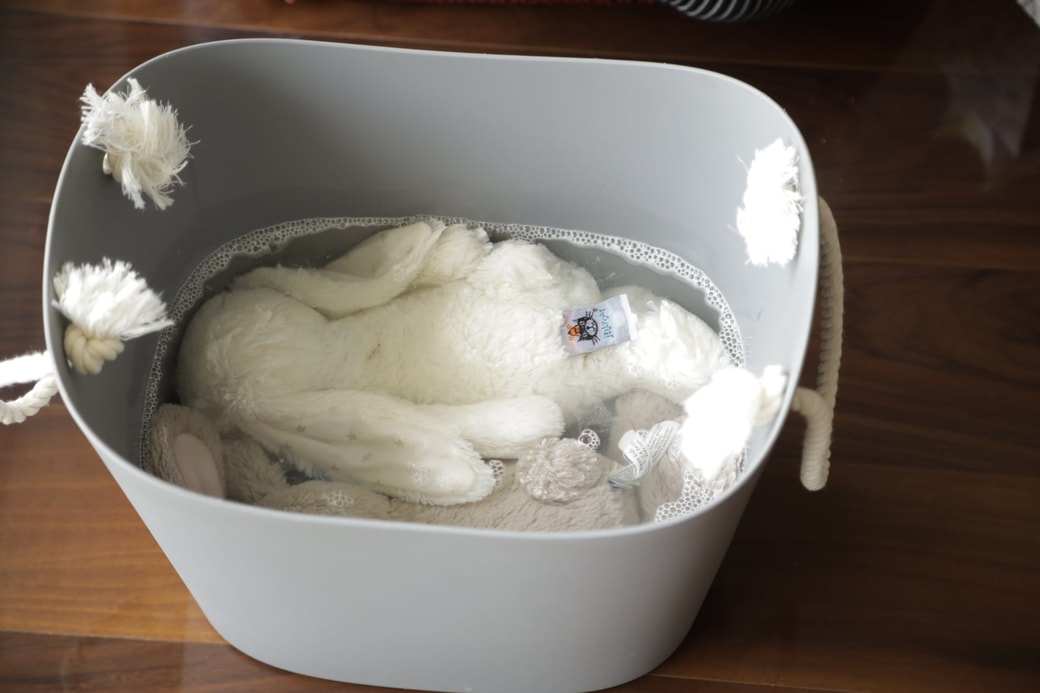 つけ置き洗いが効果的