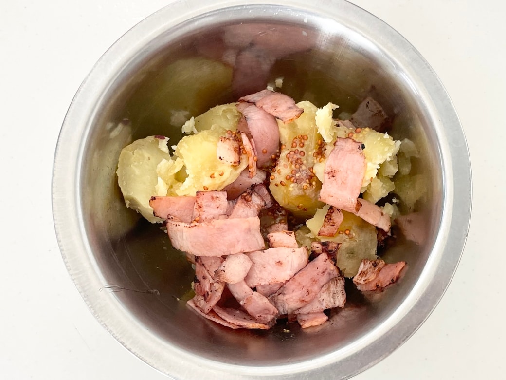 焼き芋のデリ風サラダ